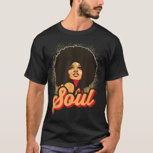70s Funk Afro Women Soul Retro Vintage Style Graph T-Shirt