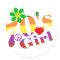 70's Girl Retro Stickers