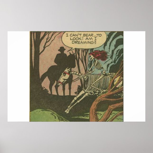 70s Golden age horror comics | scary retro comic Poster (Front)