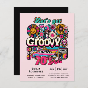 70s Groovy Boogie Retro Disco Birthday Party