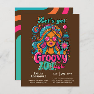 70s Groovy Boogie Retro Disco Birthday Party