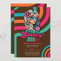 70s Groovy Boogie Retro Disco Birthday Party