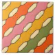 70s Groovy Retro Colorful Pattern Ceramic Tile | Zazzle