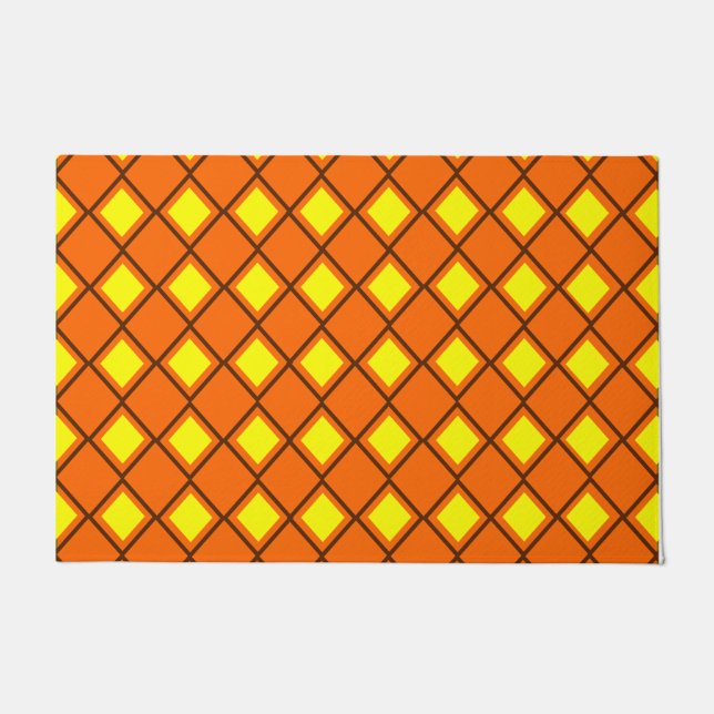 70s Harlequin  Doormat (Front)