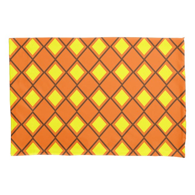 70s Harlequin  Pillow Case (Front)