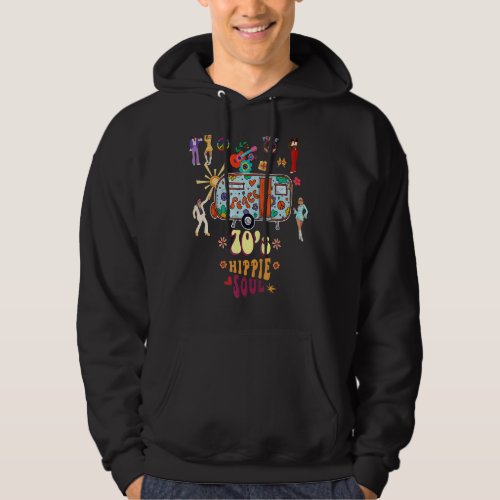70s Hippie Soul seventies theme party outfit Hoodie
