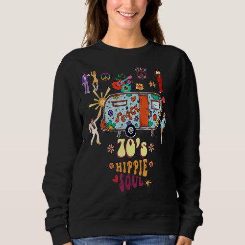 70s Hippie Soul seventies theme party outfit Sweatshirt