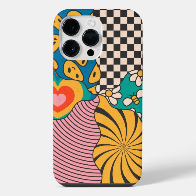 70's Hippy Style  Iphone Case (Back)