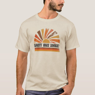 70s Inpired Retro Summer Sunset Sunrise Sun Rays T-Shirt