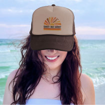 70s Inpired Retro Summer Sunset Sunrise Sun Rays Trucker Hat