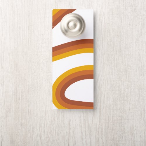 70s inspired service door hanger