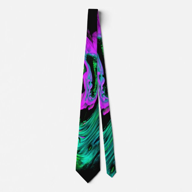 “’70s Lava Lamp #2” Print Neck Tie (Front)