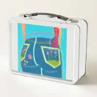 Olive Kids Bright Stripes Lunch Box