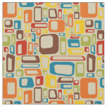 70s mod squares fabric