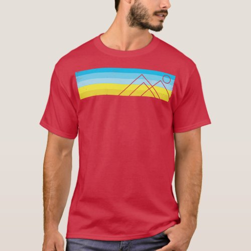 70s Mountain Sunrise T_Shirt