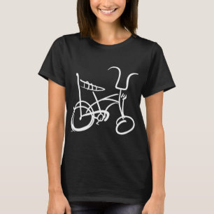 70s Muscle Bicycle White Banana Seat Bike 1970s T-Shirt