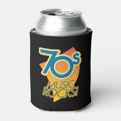 70s Music Rocks Can Cooler