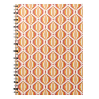 70s nostalgia patterned groovy notebook 