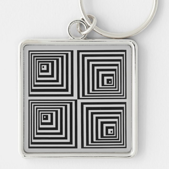 70s Op Art Keychain (Front)