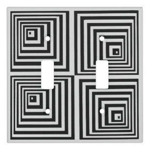 70s Op Art Light Switch Cover