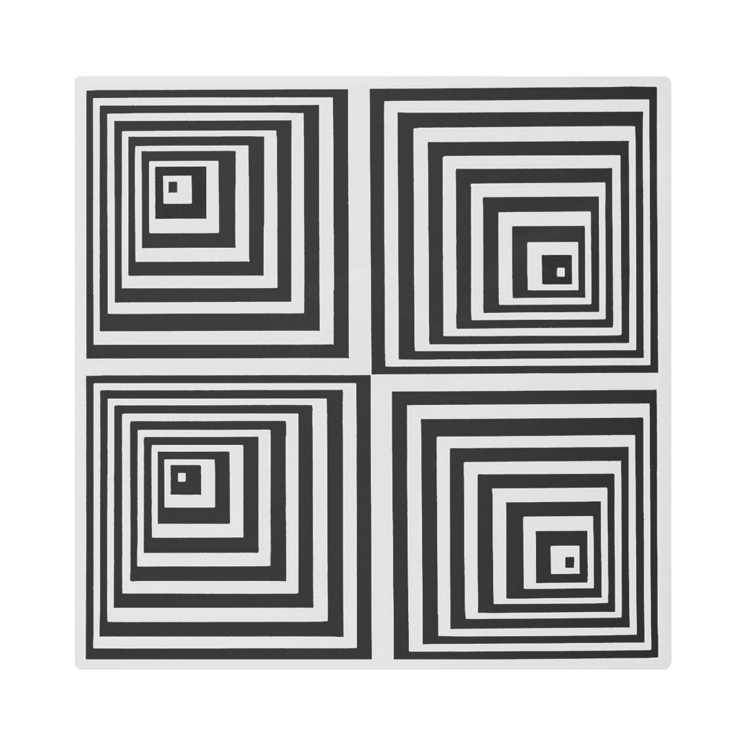 70s Op Art Metal Print | Zazzle