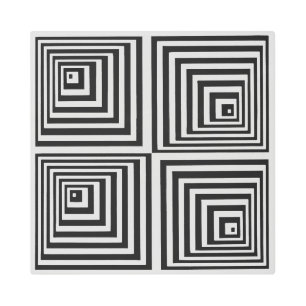70s Op Art Metal Print