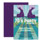 70s Party Invitation 1970s Disco Birthday