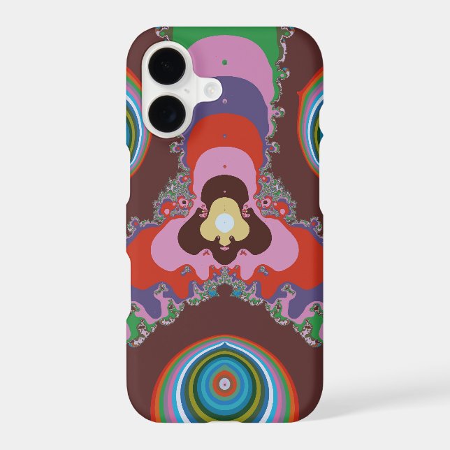70s Psychedelic Pattern Retro Art Case-Mate iPhone Case (Back)