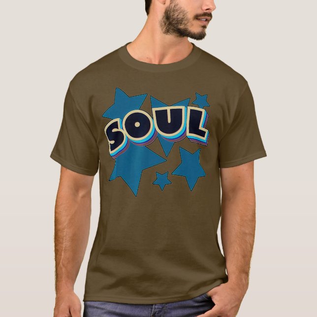 70s RB Retro Soul - 1970s Pop Disco  Funk Music T-Shirt (Front)