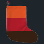 70s Retro 3 Striped Vintage Color Pattern Small Christmas Stocking<br><div class="desc">70s Retro Three Stripe Vintage Colour Pattern

Globe Trotters specialises in idiosyncratic imagery from around the globe. Here you will find unique Greeting Cards,  Postcards,  Posters,  Mousepads and more.</div>