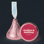 70's Retro Groovy Viva Magenta Wedding Hershey®'s Kisses®<br><div class="desc">Celebrate in style with these retro yet very trendy wedding candy favors. This design is easy to personalize with your special event wording and your guests will be thrilled when they receive these fabulous wedding candy favors. Matching wedding items can be found in the collection.</div>