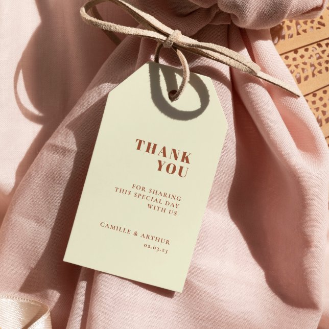 70s Retro Inspired Wedding Gift Tags (Creator Uploaded)