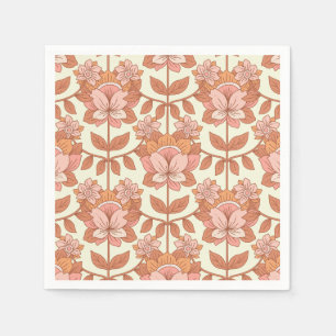 70s Retro Inspired Wedding Napkins