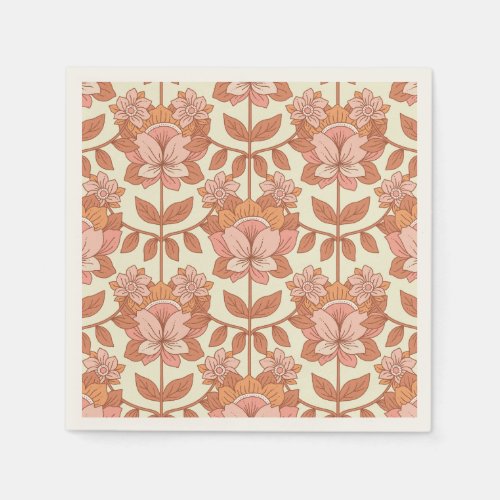 70s Retro Inspired Wedding Napkins