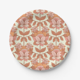 70s Retro Inspired Wedding Paper Plates