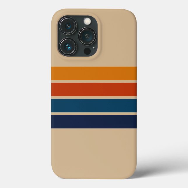 70s Retro iPhone 13 Pro Case (Back)