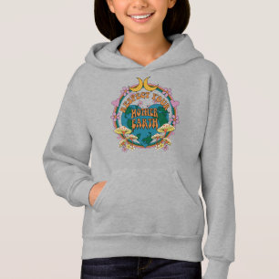 70's Retro Mother Earth Graphic Hoodie