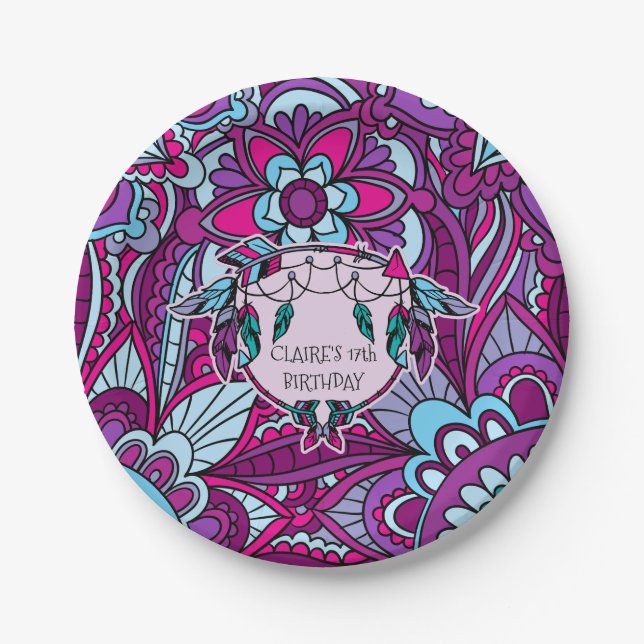 70's, Retro Party Plates (Front)