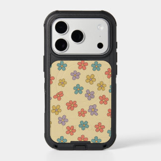 70s Retro Pastel Floral Seamless Phone Case