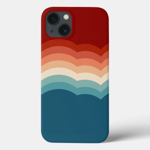 70s Retro Pattern iPhone 13 Case