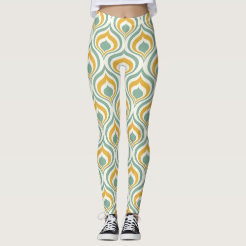 70s Retro Pattern Leggings