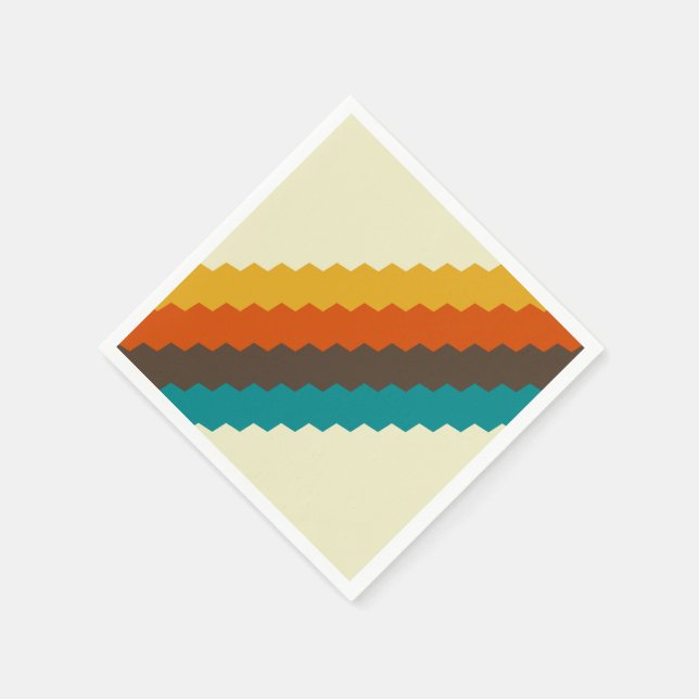 70s Retro pattern Napkins (Corner)