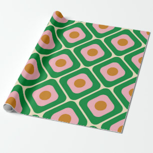 70's Retro Seamless Pattern. 60s and 70s Esthetic Wrapping Paper