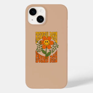 70's Retro Smiling Daisy Flower Case-Mate iPhone 14 Case