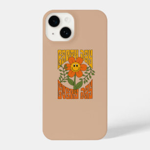 70's Retro Smiling Daisy Flower iPhone 14 Case