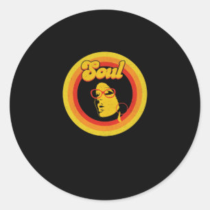 70s Retro Soul Music Gerne Soul Music Classic Round Sticker