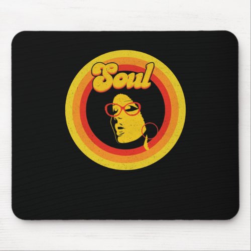 70s Retro Soul Music Gerne Soul Music Mouse Pad
