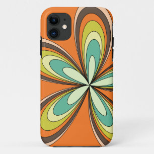 70's retro spring hippie flower power iPhone 11 case