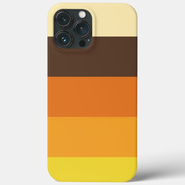 70s Retro Striped Color Pattern Case-Mate iPhone Case (Back)