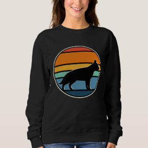 70s Retro Vintage German Shepherd Sweatshirt
